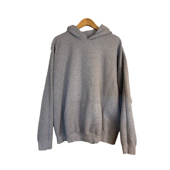 Gildan Women's Heavy Blend Relaxed Fit Pullover Hooded Sweatshirt Size 2XL Gray - Picture 2 of 9